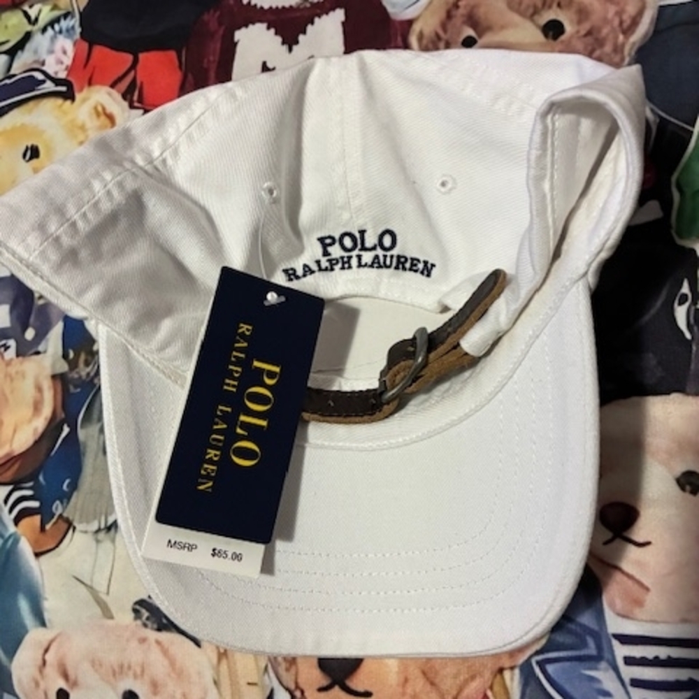 Ralph Lauren White Polo Cap - Picture 2 of 2